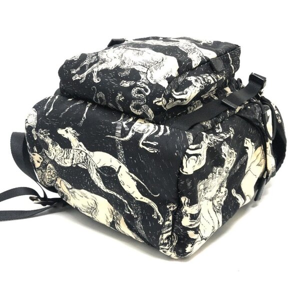 PRADA 2VZ135 Animal total pattern Backpack Bag Backpack - Picture 6 of 14